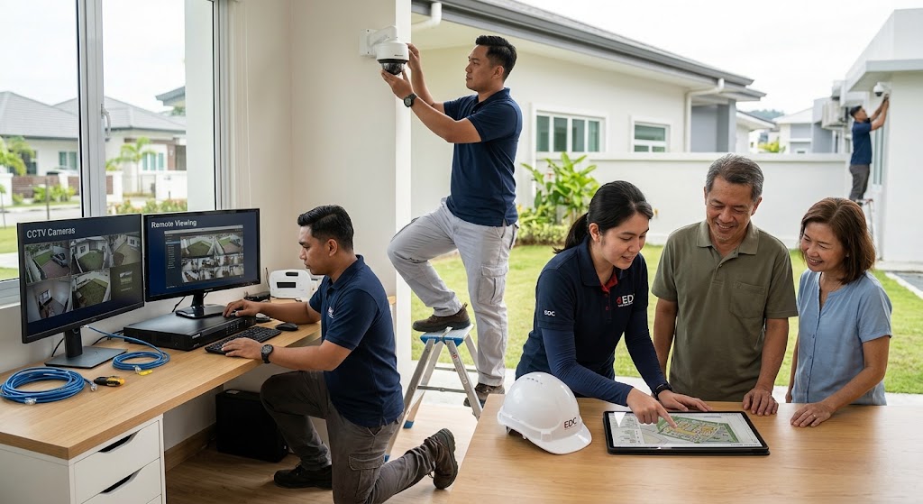 EDC Contractor CCTV Security Installation